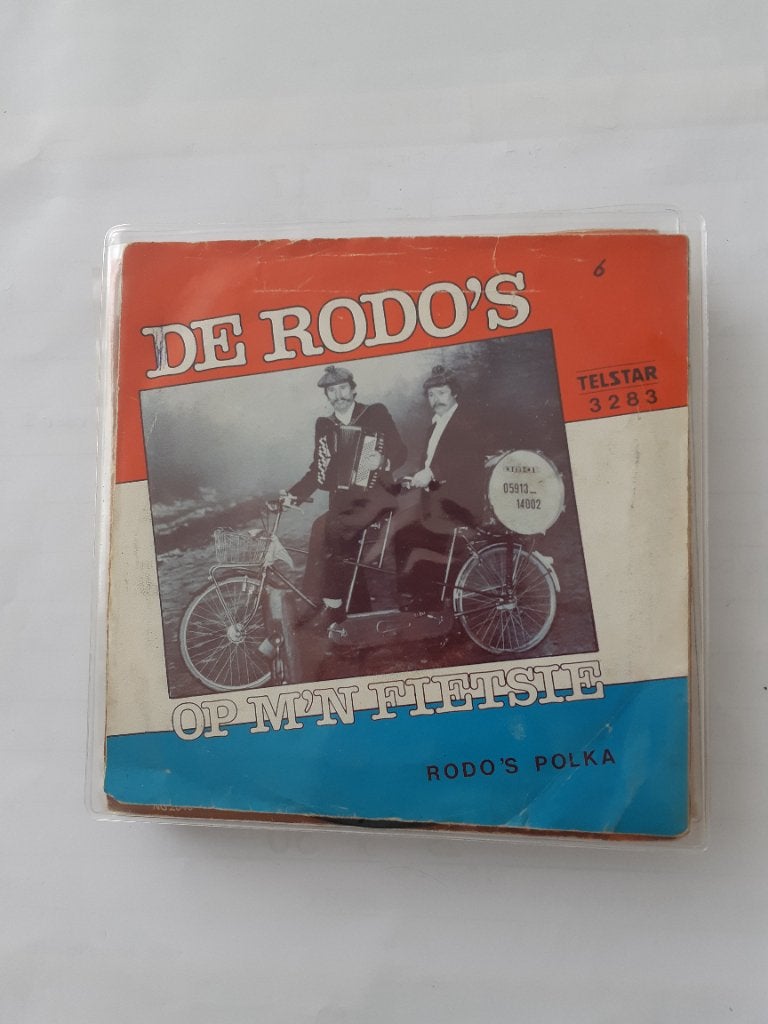 De Rodo's  , op m'n fietsie, Ophalen of Verzenden, Zo goed als nieuw, 12 inch, Levenslied of Smartlap