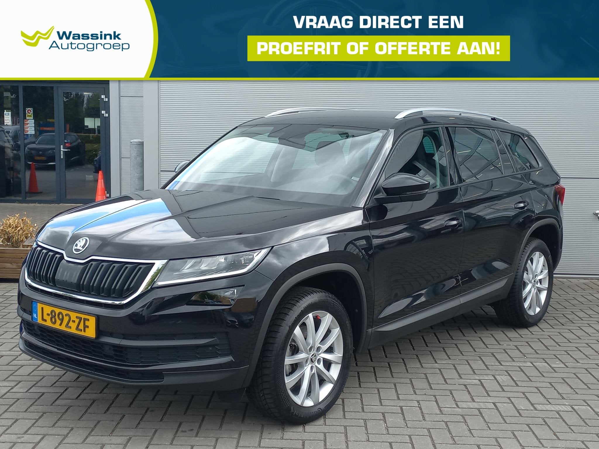 Skoda Kodiaq 1.5 TSI 150pk Automaat Business Edition | Clima, Auto's, Stof, 4 cilinders, 150 pk, 1481 kg