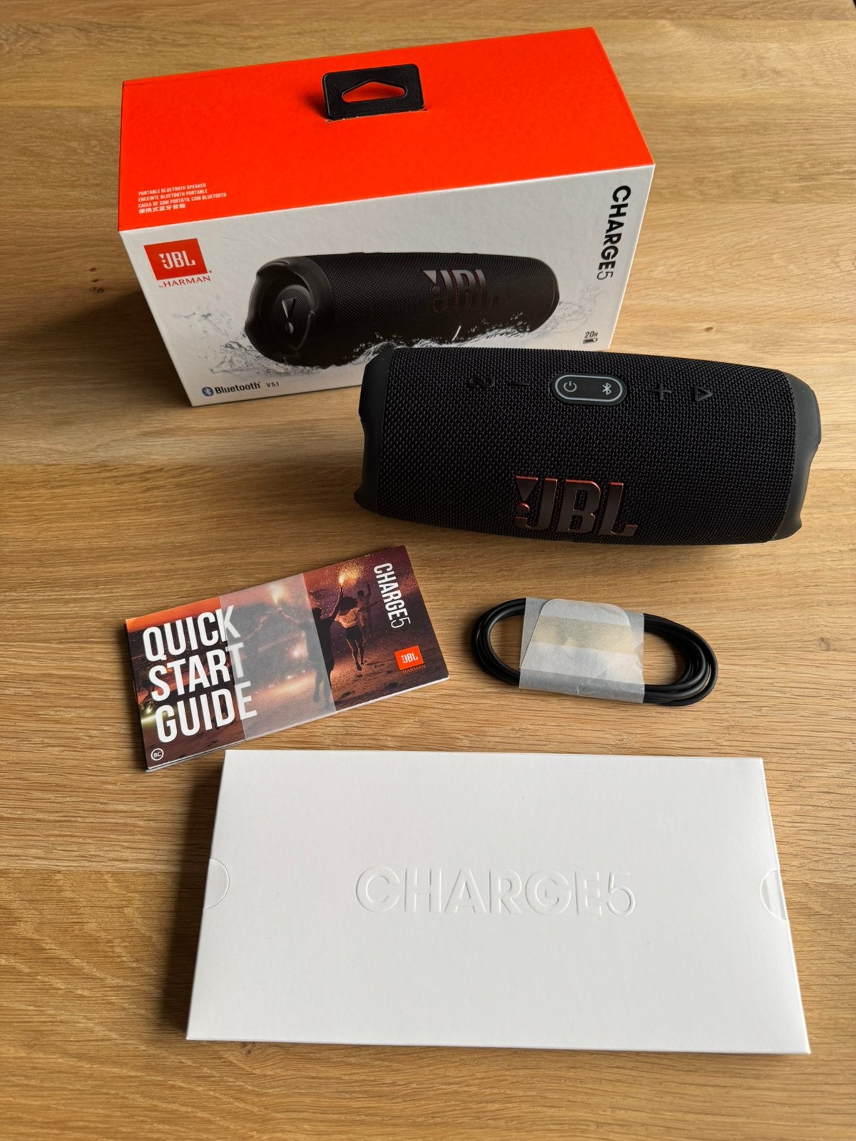 JBL Charge 5 - Draagbare Bluetooth Speaker, JBL, Ophalen of Verzenden, Zo goed als nieuw, Draagbare speaker
