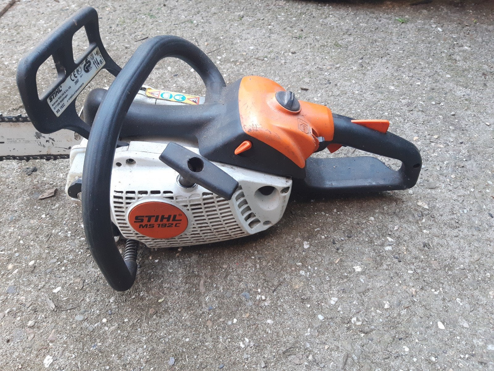 Tk Stihl ms 192c kettingzaag motorzaag, Ophalen