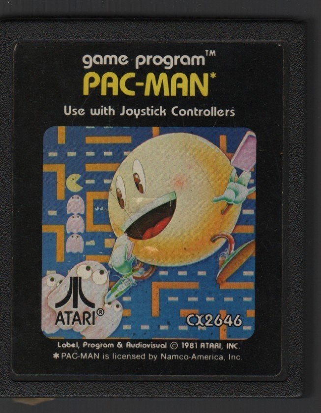 Atari Pac-Man CX2646 - Klassieke Game Program, Avontuur en Actie, Gebruikt, 1 speler, Eén computer