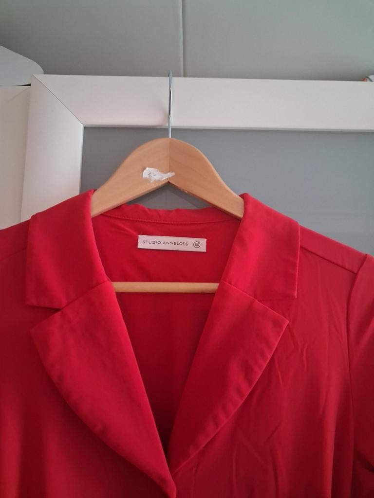 Studio Anneloes jumpsuit rood XS/S, Kleding | Dames, Jumpsuits, Studio Anneloes, Ophalen of Verzenden, Zo goed als nieuw, Maat 34 (XS) of kleiner