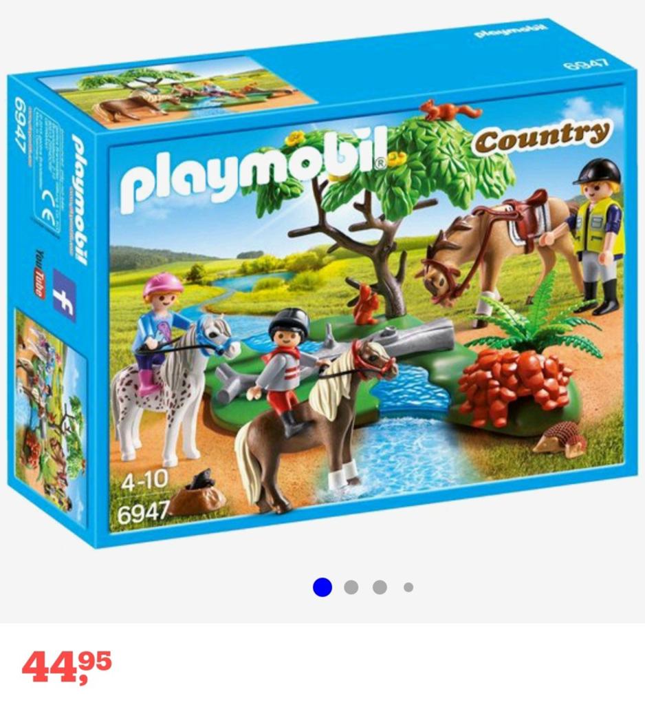 Playmobil paarden country wasplaats ponyles, Ophalen, Zo goed als nieuw, Jongen of Meisje