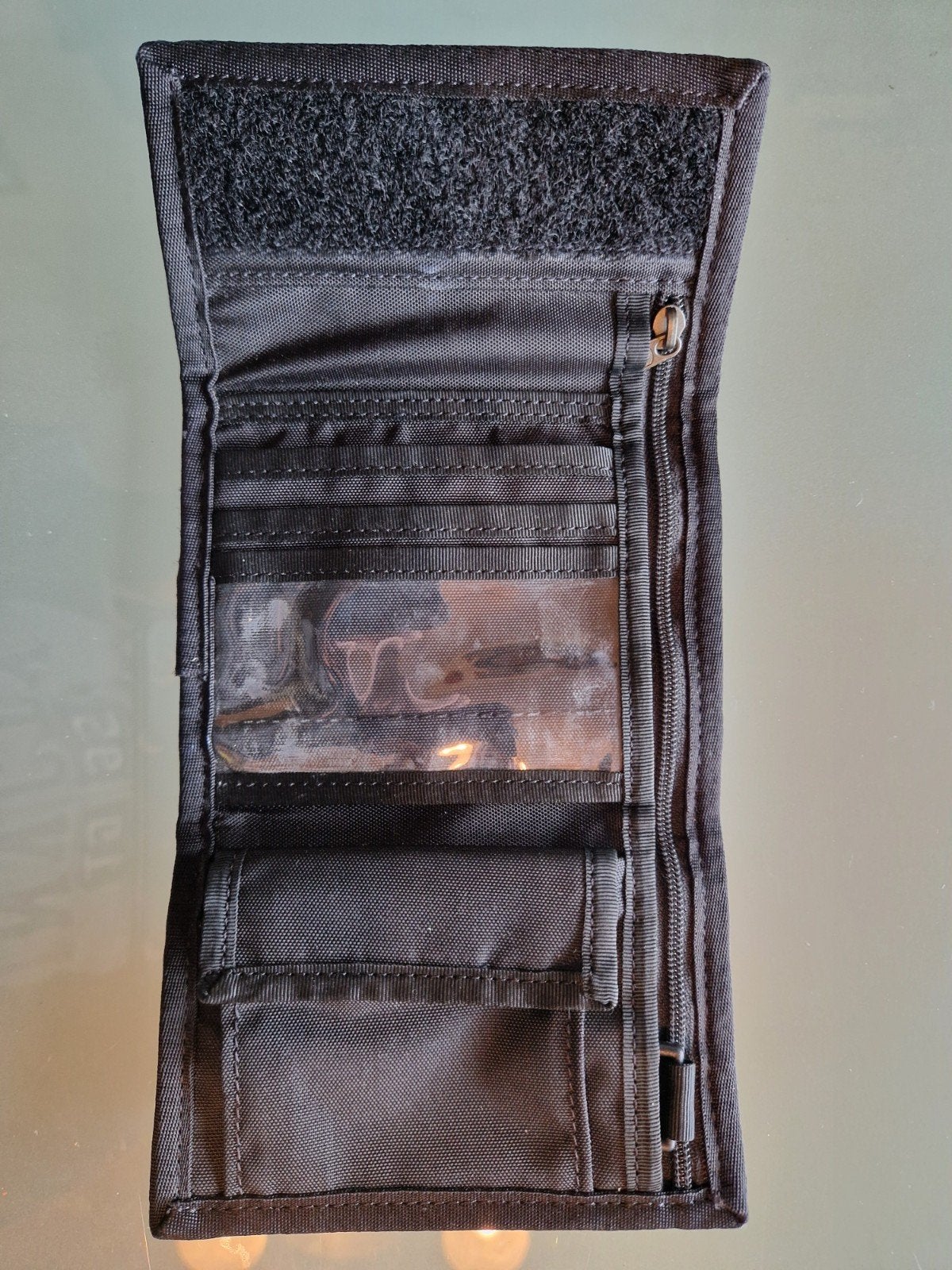 The North Face nylon portemonnee - Zwart, Ophalen of Verzenden, Gebruikt, Zwart, Overige merken