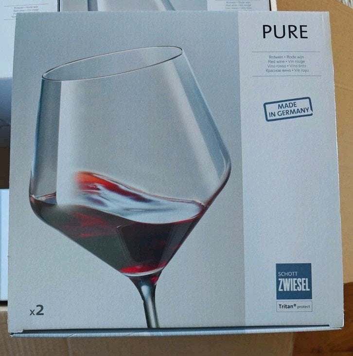 Schott Zwiesel Pure rode wijnglazen set (12 stuks), Ophalen, Nieuw, Overige merken, Glas
