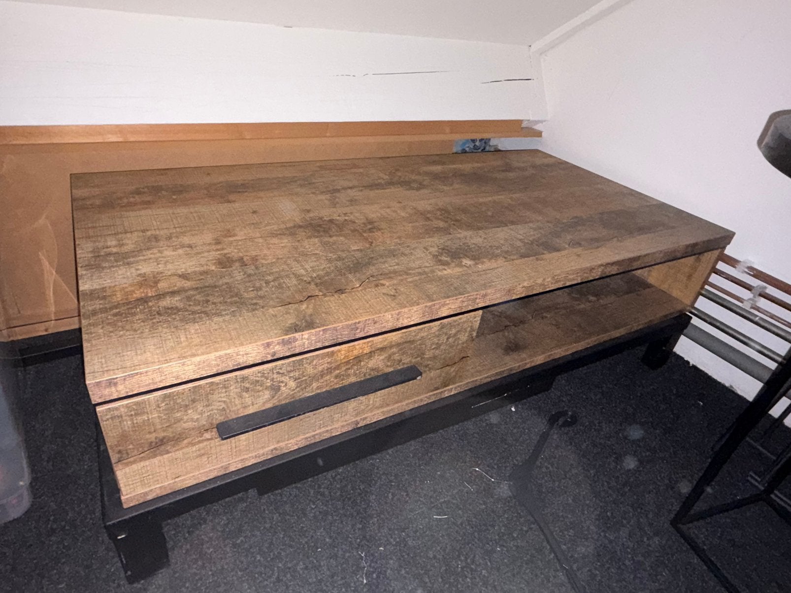 Pronto salontafel 135 cm – nette staat, Huis en Inrichting, Tafels | Salontafels, Zo goed als nieuw, Rechthoekig, Ophalen