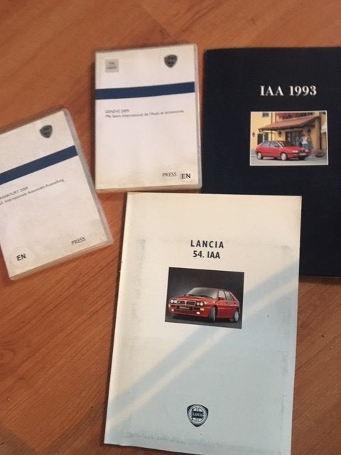 Lancia range persmap '91 '93 '98 '07 '08 '09 '14, Ophalen of Verzenden, Zo goed als nieuw, Overige merken