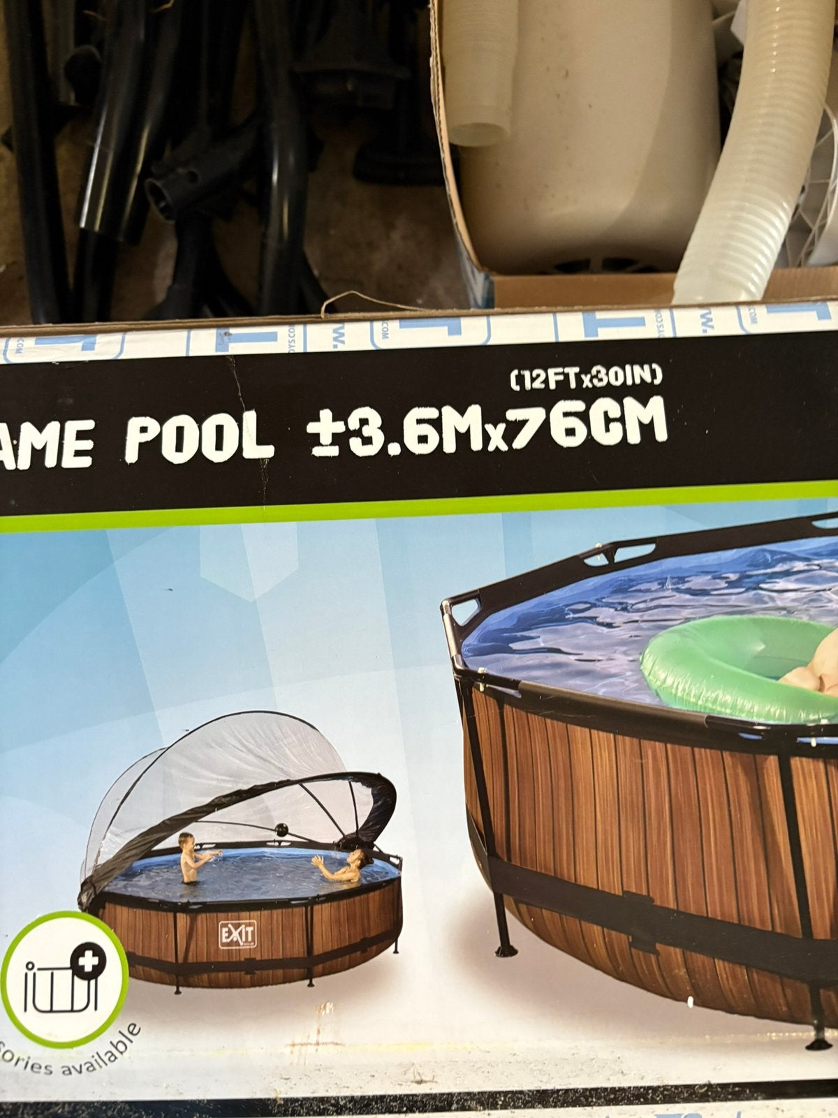 Intex zwembad 3.60x0,76, Ophalen, Zo goed als nieuw