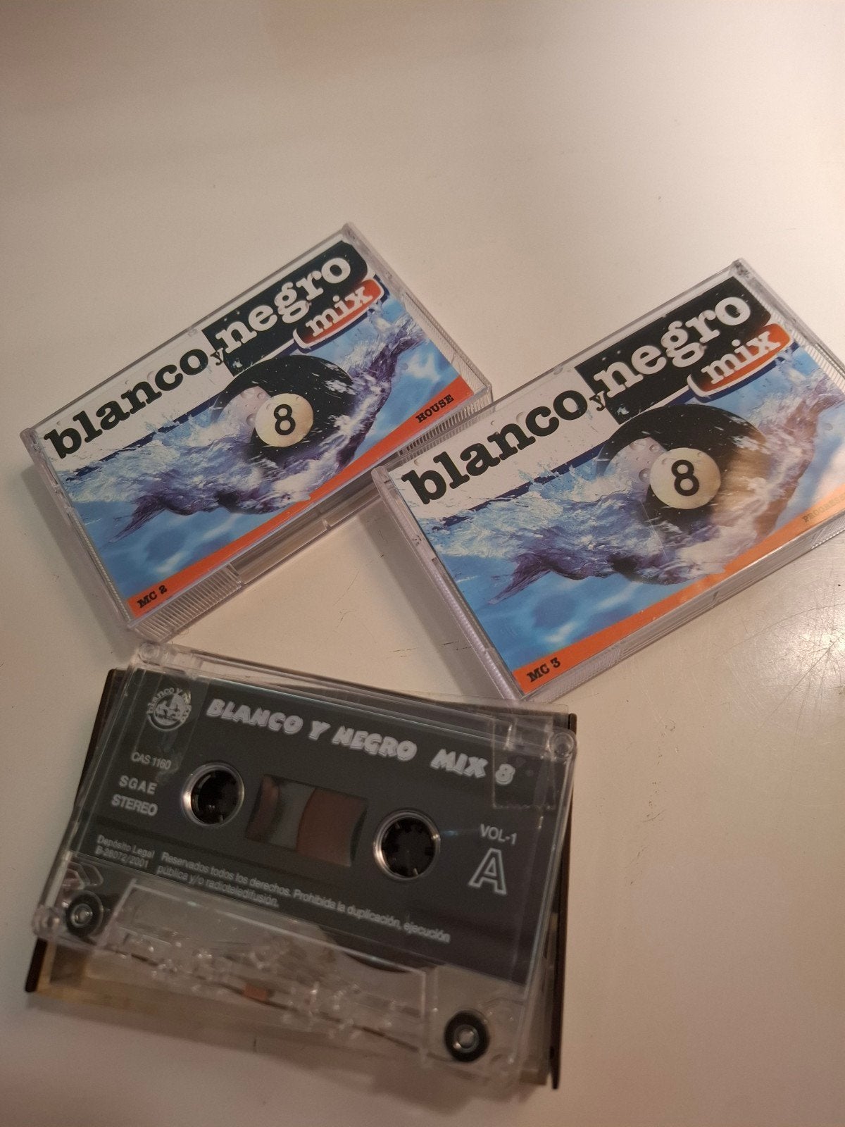 Blanco y Negro Mix 8 Cassette Bandjes - House Muziek, Cd's en Dvd's, Gebruikt, 2 t/m 25 bandjes, Dance, Ophalen of Verzenden
