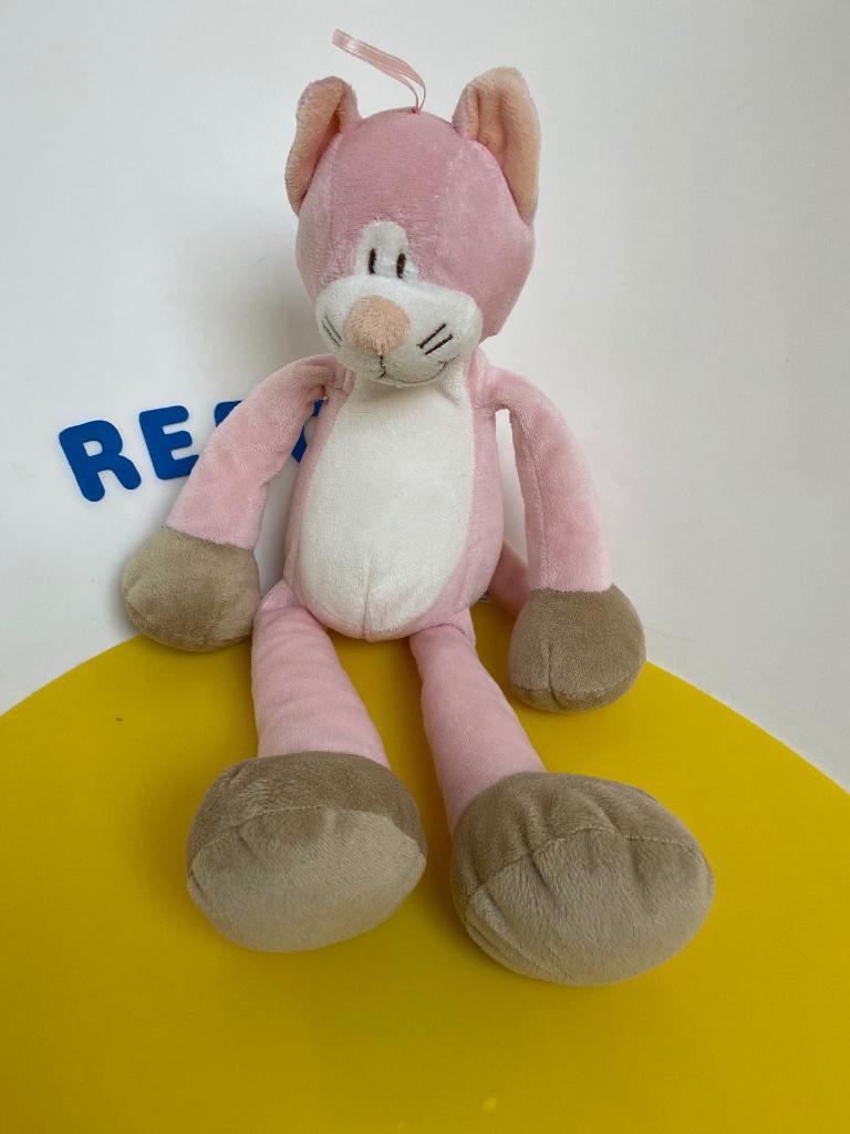 5619 teddykompaniet teddy kompaniet poes roze, Ophalen of Verzenden, Zo goed als nieuw