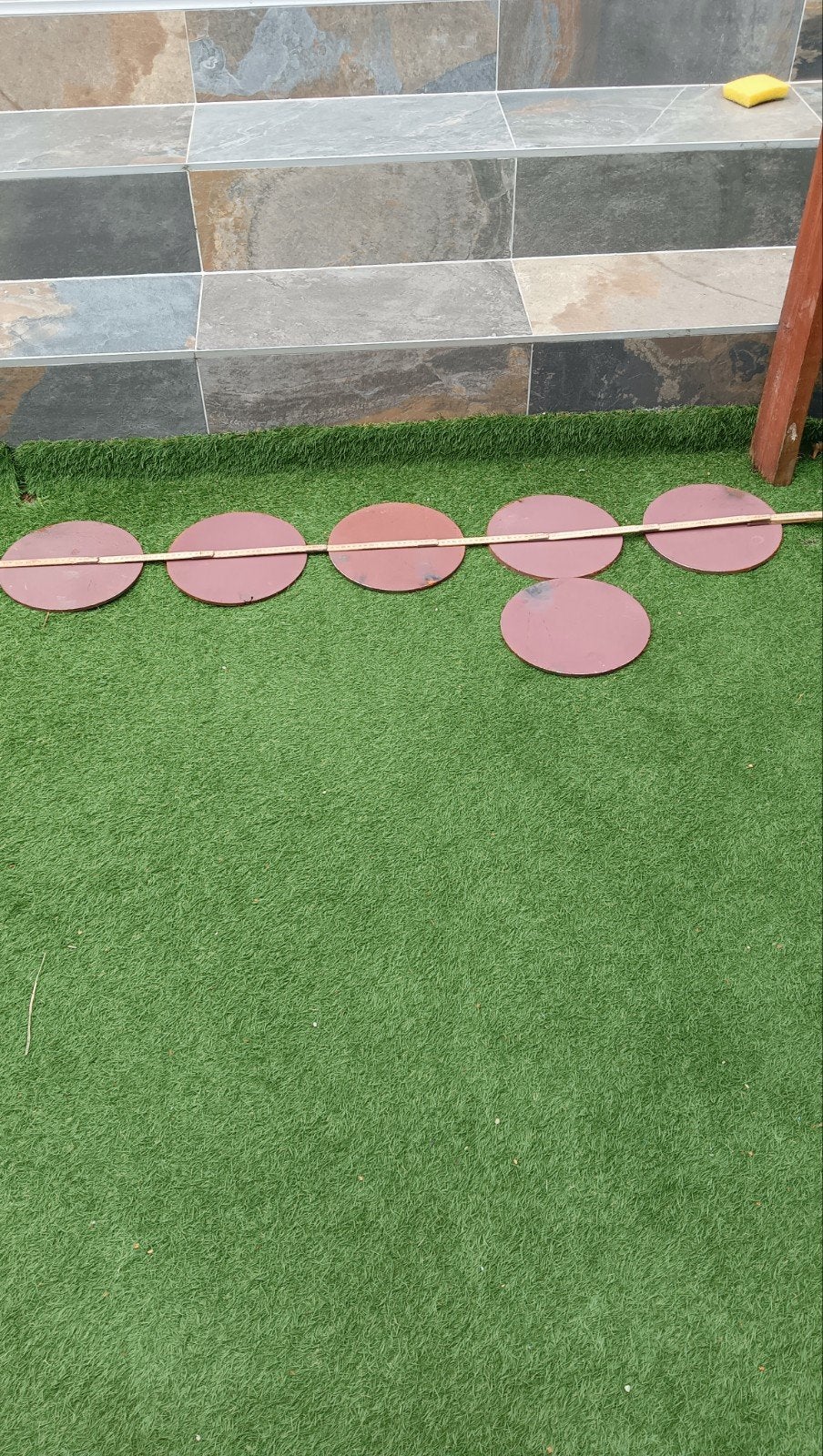 rond plaat 200mm, Doe-het-zelf en Verbouw, Ophalen, Gebruikt