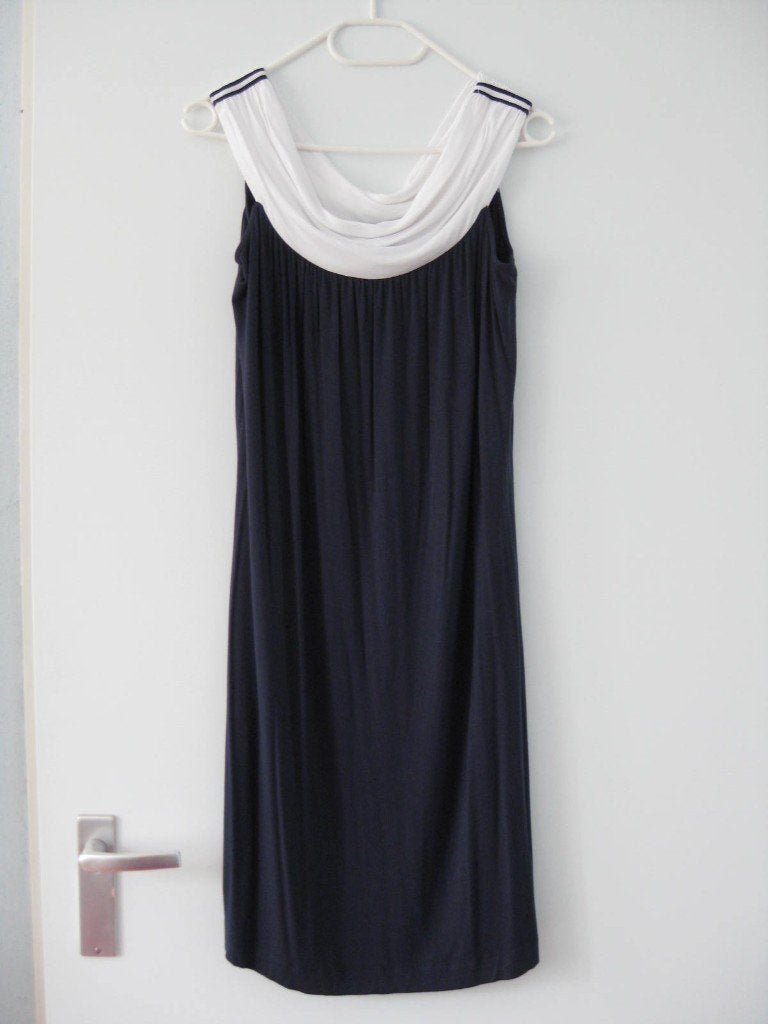 Tommy Hilfiger Jurk maat S., Ophalen, Blauw, Zo goed als nieuw, Knielengte