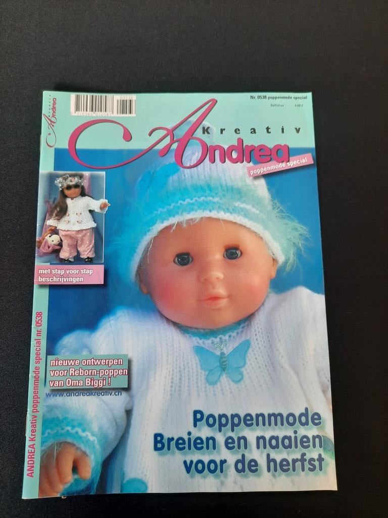 Andrea Kreativ Poppenmode Special nr. 0538, Ophalen of Verzenden, Gebruikt, Overige typen