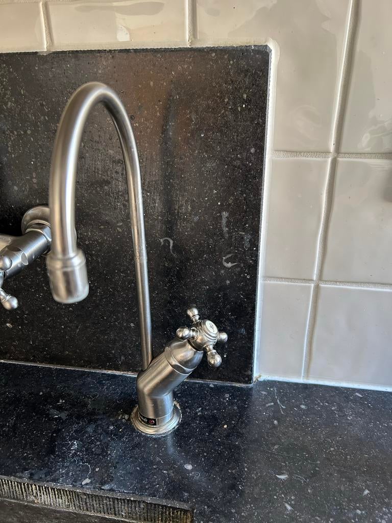 Quooker met nostalgische kraan - Goede staat, Ophalen, Zilver, Metaal, Overige merken