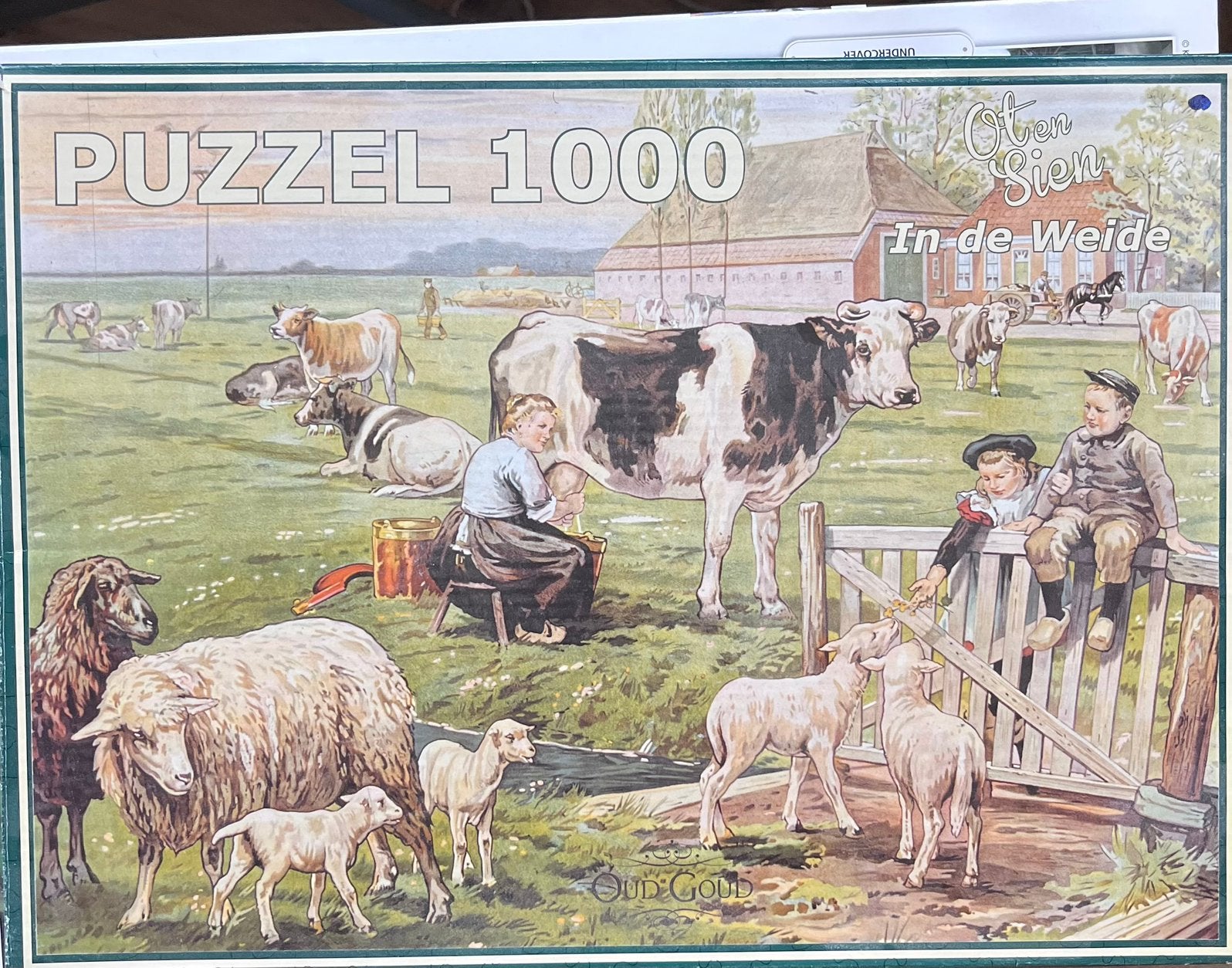 Legpuzzel - Ot en Sien in de weide, Ophalen of Verzenden, 500 t/m 1500 stukjes, Gebruikt, Legpuzzel
