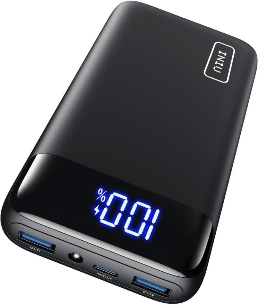 INIU Power Bank, 22,5W 20000mAh PD 3.0 QC 4.0 USB C, Telecommunicatie, Powerbanks, Nieuw, Ophalen of Verzenden