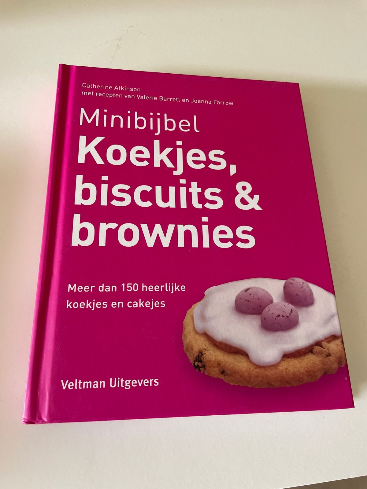Minibijbel Koekjes, Biscuits & Brownies - Catherine Atkinson, Ophalen of Verzenden, Zo goed als nieuw, Overige gebieden, Taart, Gebak en Desserts