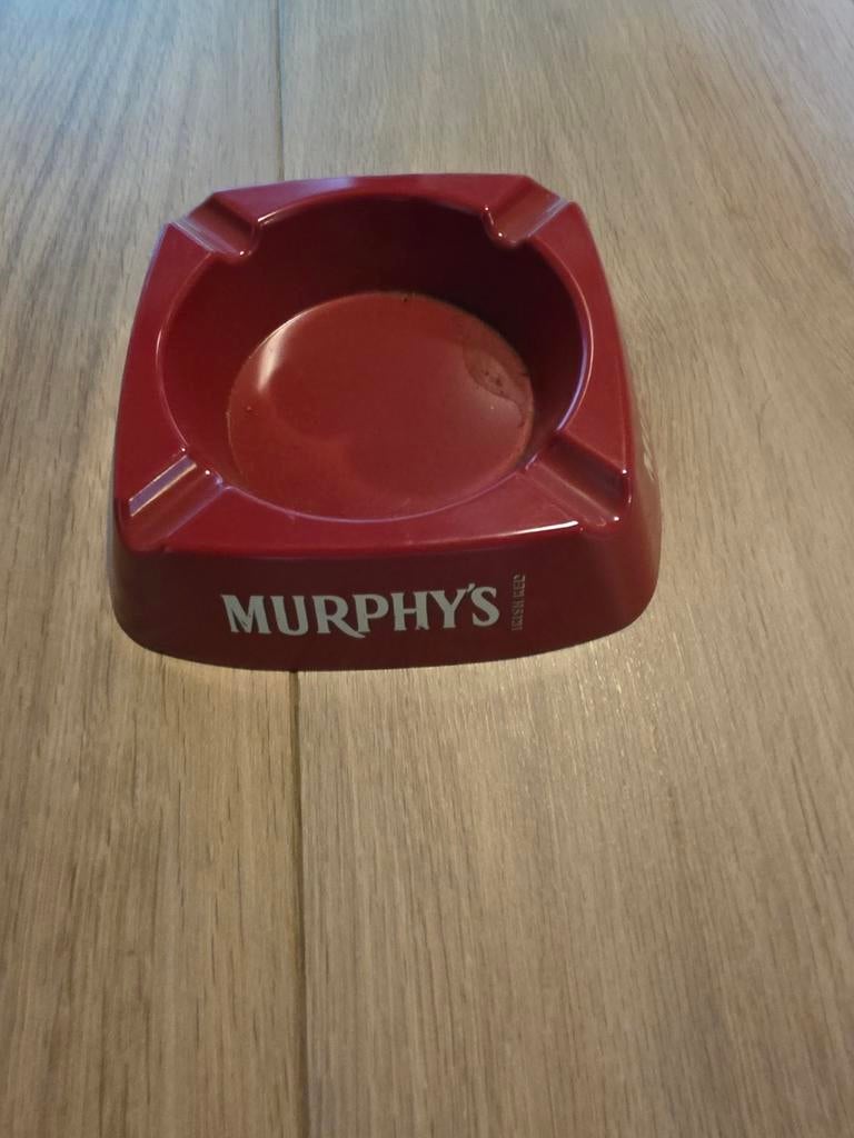 Murphys Ierse Stout Asbak - Rood, Verzamelen, Ophalen, Gebruikt, Asbak