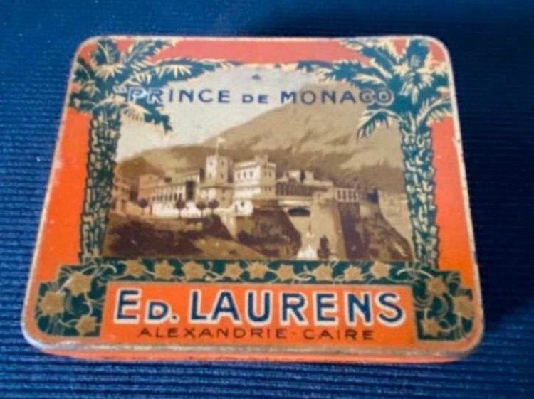 Blikje van Ed. Laurens Alexandrië-Caire Prince de Monaco”, Verzamelen, Blikken, Ophalen of Verzenden, Gebruikt, Overige, Overige merken