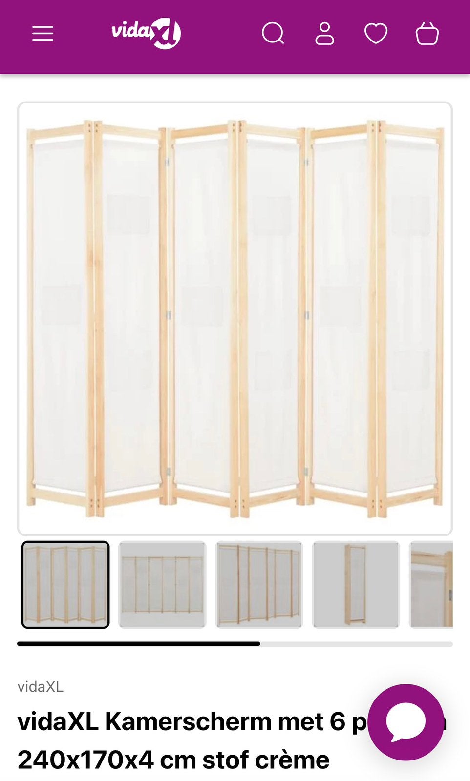 Room Divider, Ophalen, Zo goed als nieuw