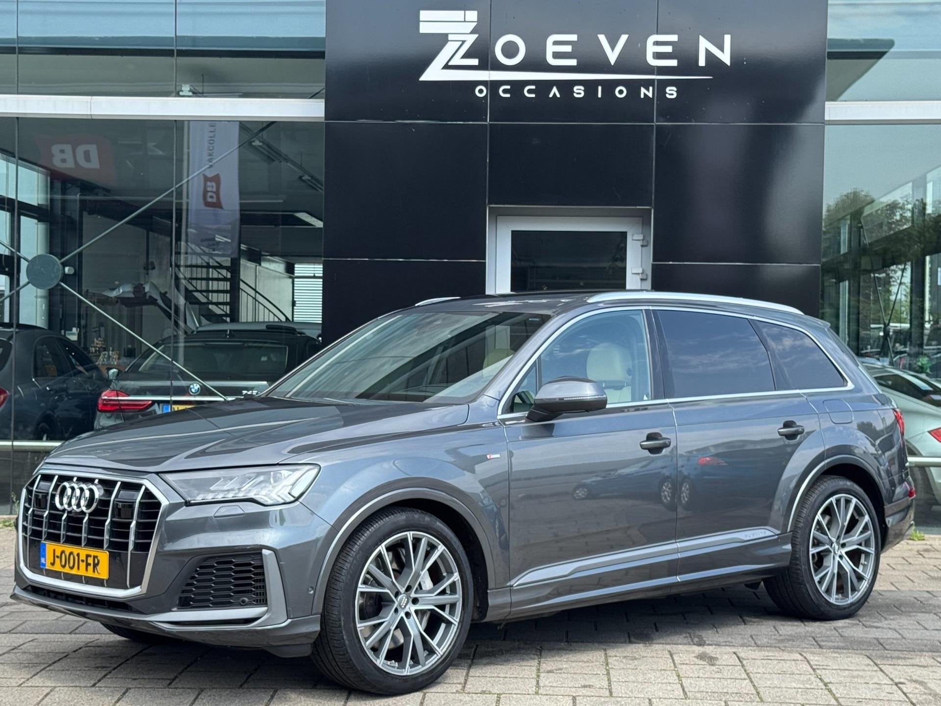Audi Q7 55 TFSI e quattro Pro Line S- Panoramadak, Auto's, Audi, Automaat, Gebruikt, 2995 cc, 340 pk