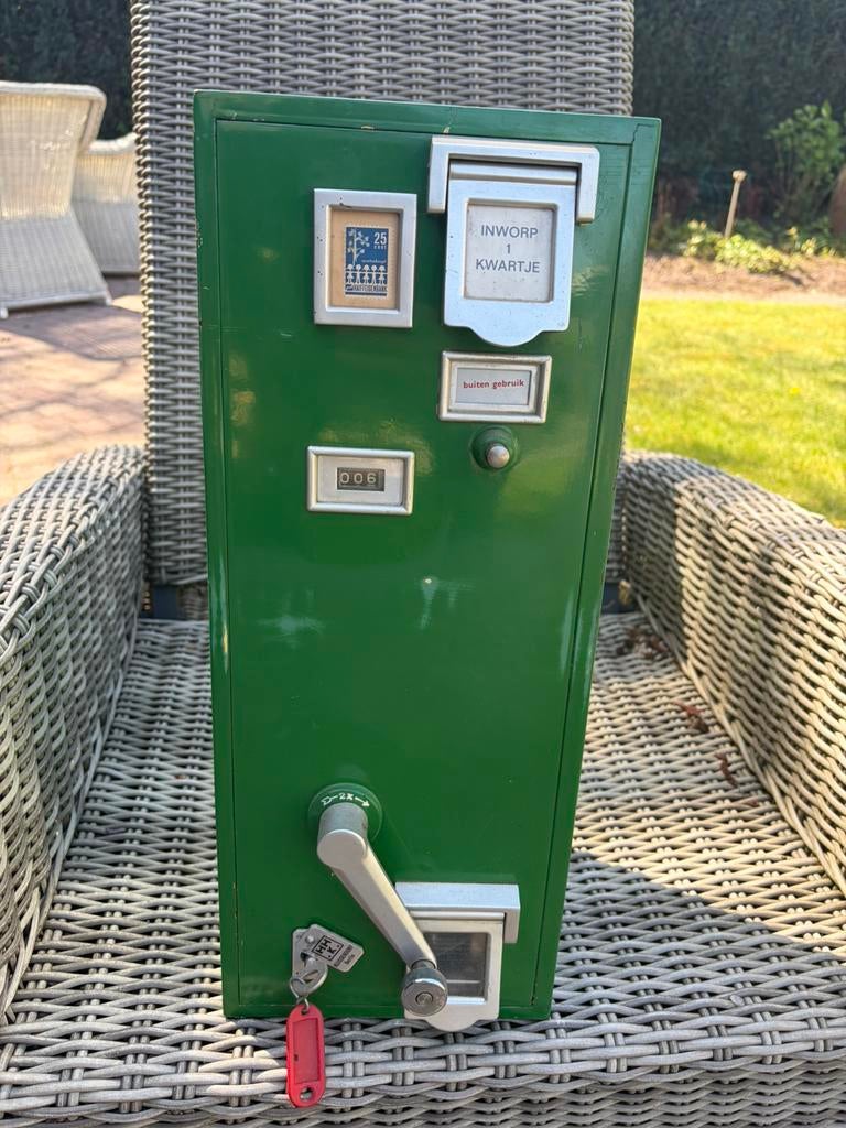 Prachtig Spaarzegelautomaatje , werkend, Ophalen of Verzenden, Gebruikt