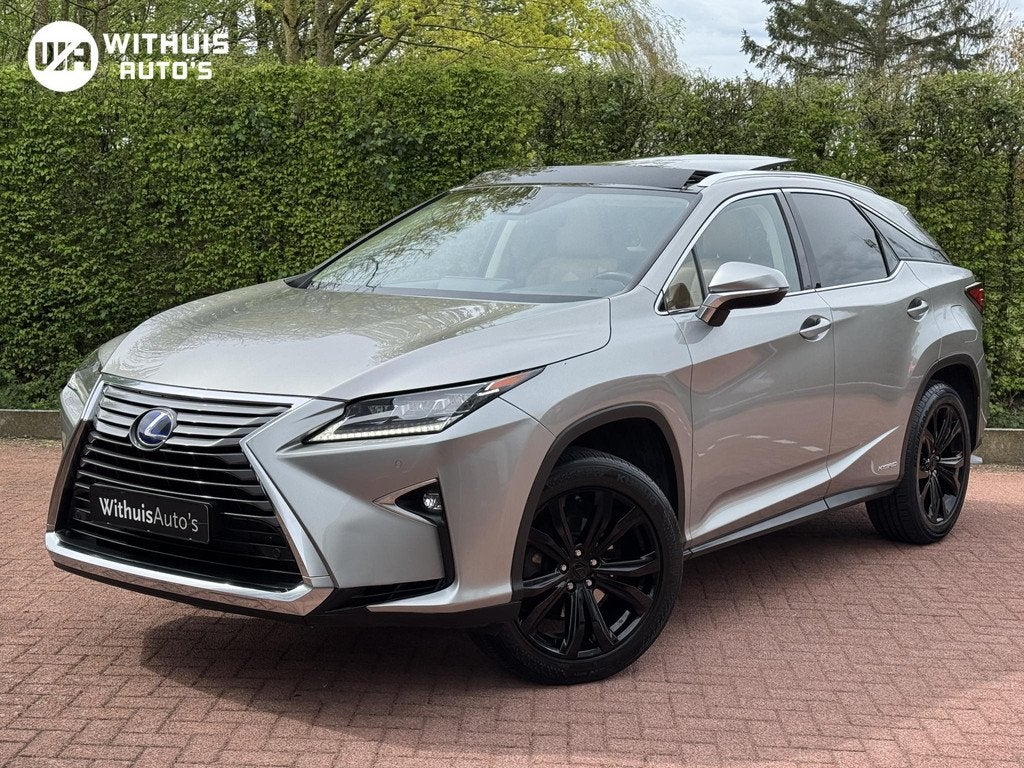 Lexus RX 450h 4WD Panoramadak Head up Display Garantie, Auto's, Lexus, Automaat, Euro 5, Gebruikt, Leder