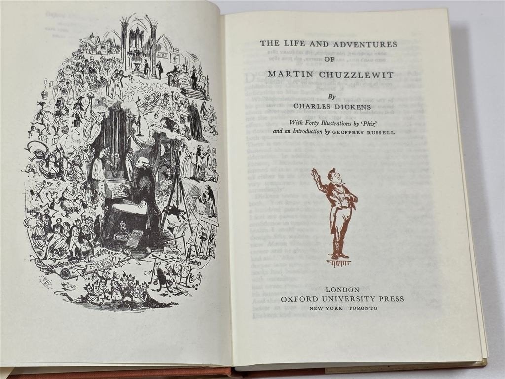 Martin Chuzzlewit — Illustrated Oxford Edition Dickens 1975, Boeken, Ophalen of Verzenden, Gelezen