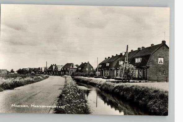 Maarssen Maarsseveensevaart zie info, Verzenden, 1940 tot 1960, Ongelopen, Utrecht