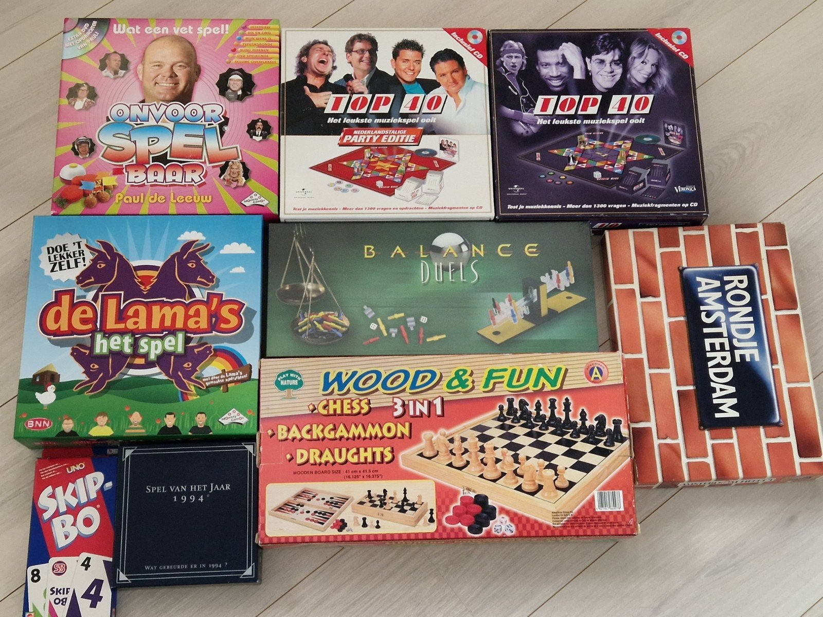 Grote collectie bordspellen - 9 spellen. Diverse titels, Vijf spelers of meer, Ophalen of Verzenden, Zo goed als nieuw