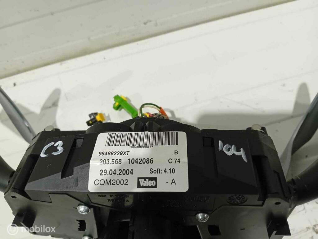 Combischakelaar stuur Citroen C3 96488229XT, Gebruikt, Ophalen of Verzenden