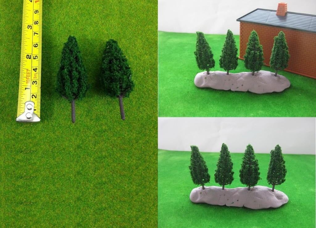 5 pijnbomen-conifeer 6,8 cm hoog (326), Overige merken, Natuur, Gelijkstroom of Wisselstroom, Nieuw