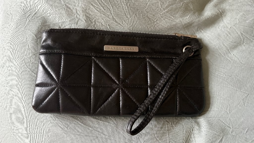 Marc Jacobs clutch, Overige merken, Gebruikt, Zwart, Ophalen of Verzenden