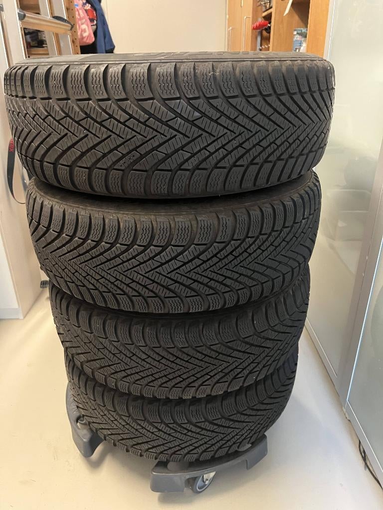winterbanden met velg, Auto-onderdelen, Banden en Velgen, Ophalen, Gebruikt, 16 inch, Banden en Velgen