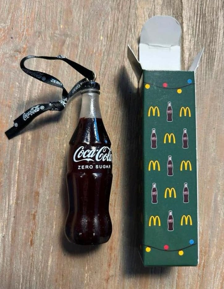 Coca-Cola Zero Sugar McDonald's Kersthanger, Ophalen of Verzenden, Nieuw, Overige typen