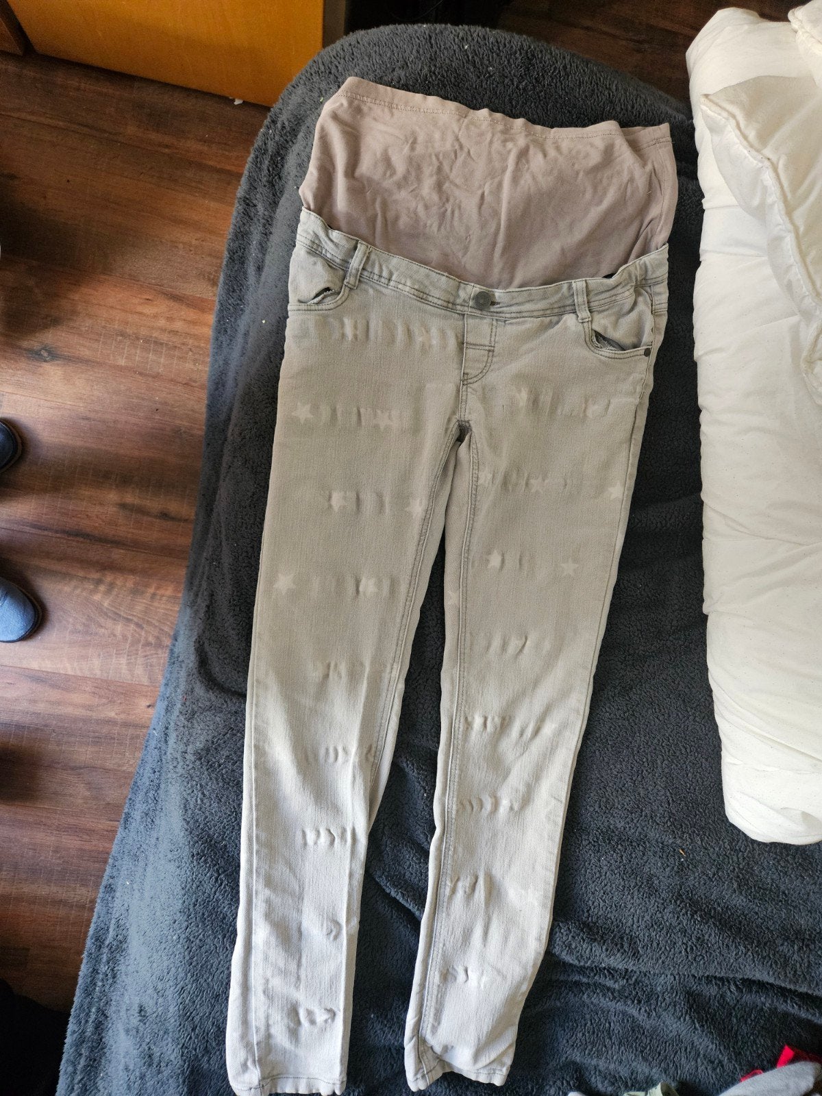 Zwangerschapskleding pakket:shirts, jurk, leggings, broeke, Maat 42/44 (L), Gedragen, Rood, Shirt of Top