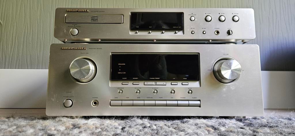 Marantz CD-speler en Receiver Set - CD5400 & SR4200, Ophalen, Zo goed als nieuw, Marantz, Met radio