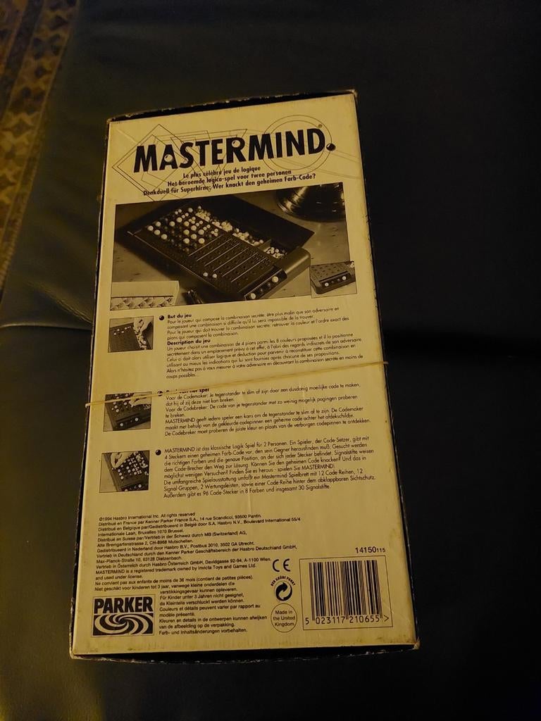 Mastermind vintage, Hobby en Vrije tijd, Gezelschapsspellen | Bordspellen, Ophalen of Verzenden, Zo goed als nieuw