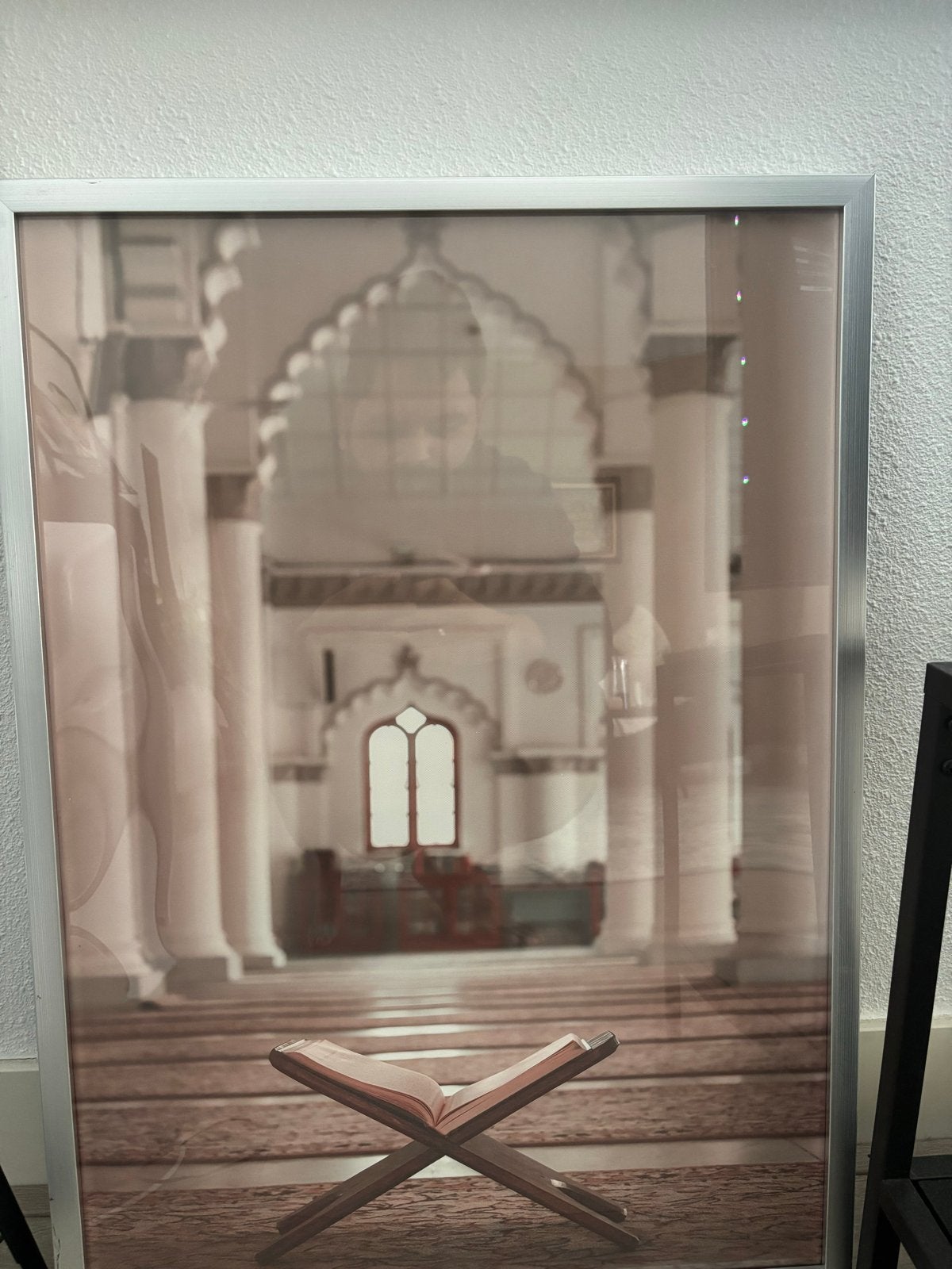 Mooie Islamitische print met Koranstandaard, Ophalen, 75 – 100, 50 tot 75 cm, Print
