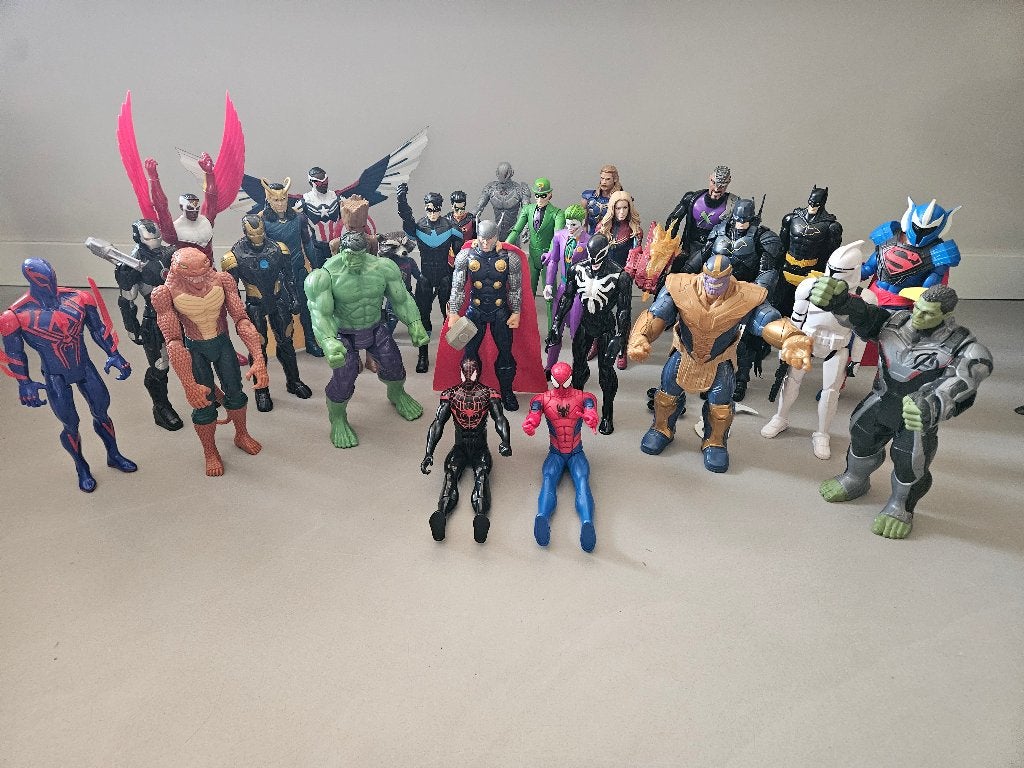 Grote collectie van 26 Marvel actiefiguren, Kinderen en Baby's, Speelgoed | Actiefiguren, Ophalen of Verzenden, Zo goed als nieuw