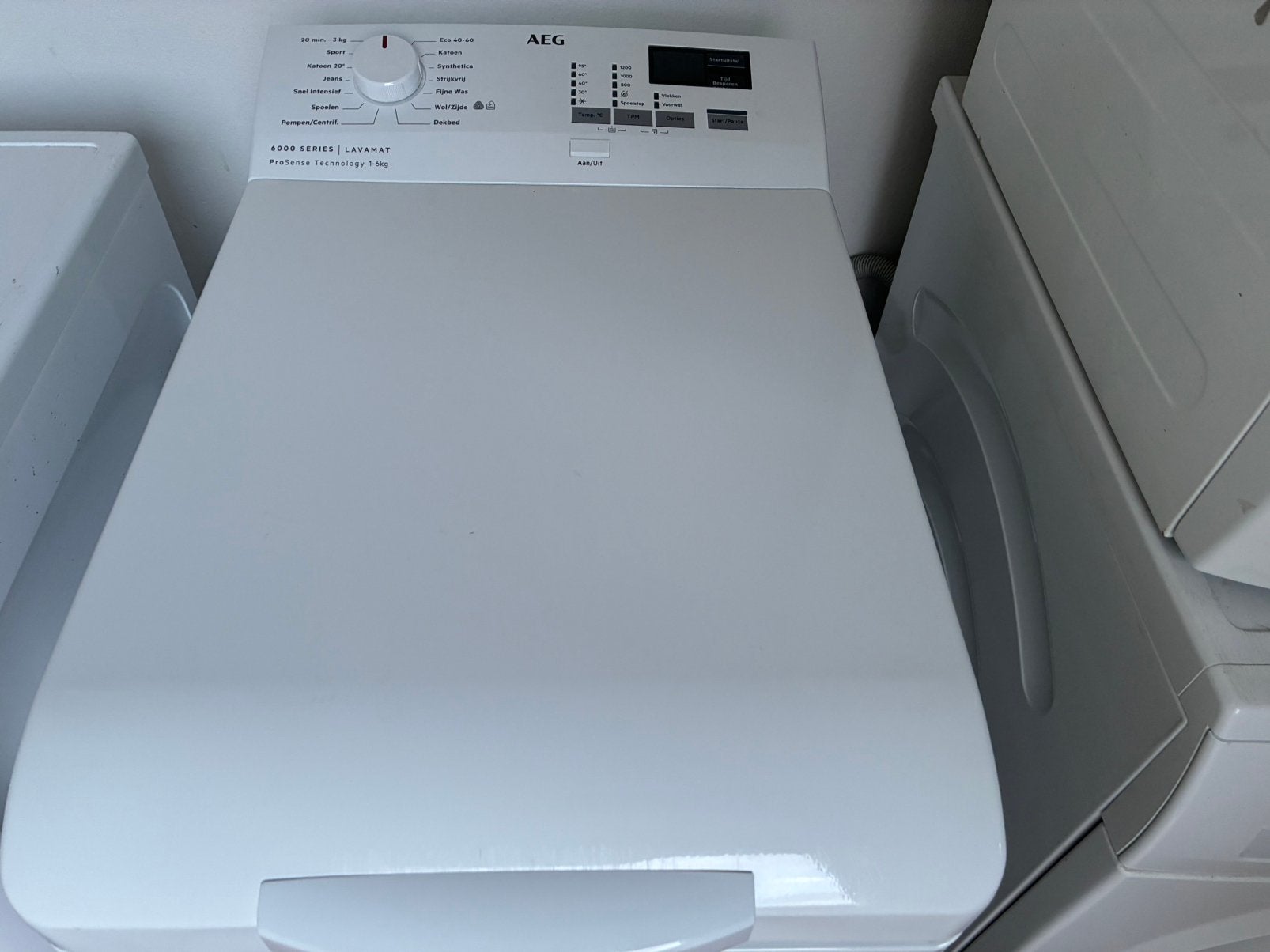 Zo goed als Nieuw weinig gebruikt AEG 6000 Series ProSense, AEG, AEG, Bovenlader, Energieklasse A of zuiniger