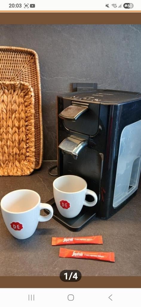 Senseo Quadrante koffiezetapparaat zwart, Witgoed en Apparatuur, Koffiezetapparaten, Gebruikt, Overige modellen, Ophalen of Verzenden