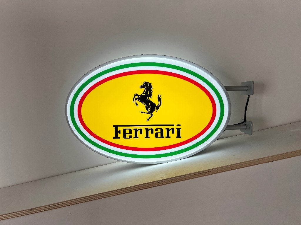 Ferrari dealer bord !, Ophalen of Verzenden, Zo goed als nieuw, Reclamebord