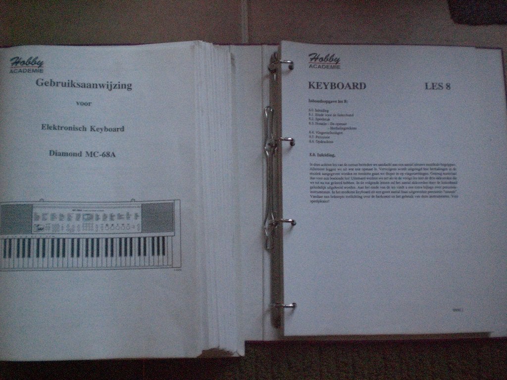 Keyboard cursus 48 lessen, Ophalen, Zo goed als nieuw, 61 toetsen, Overige merken