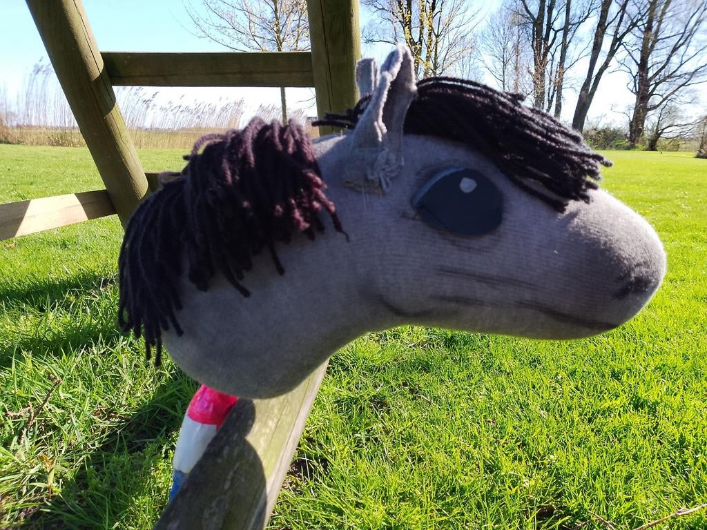 Leuke hobbyhorse grijs, Ophalen of Verzenden