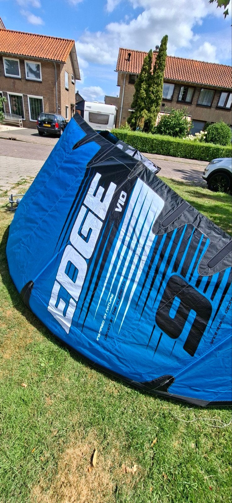 Ozone Edge V10 9m2. Slechts 1x mee gevaren!, 9 m², Ophalen of Verzenden, Kite, Geen board