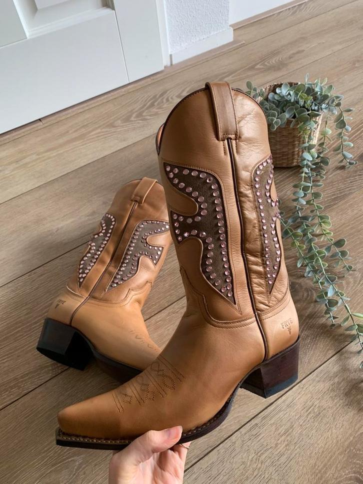 Frye cowboylaarzen 38 studs western boots bohemian laarzen, Hoge laarzen, -, Nieuw, Ophalen of Verzenden