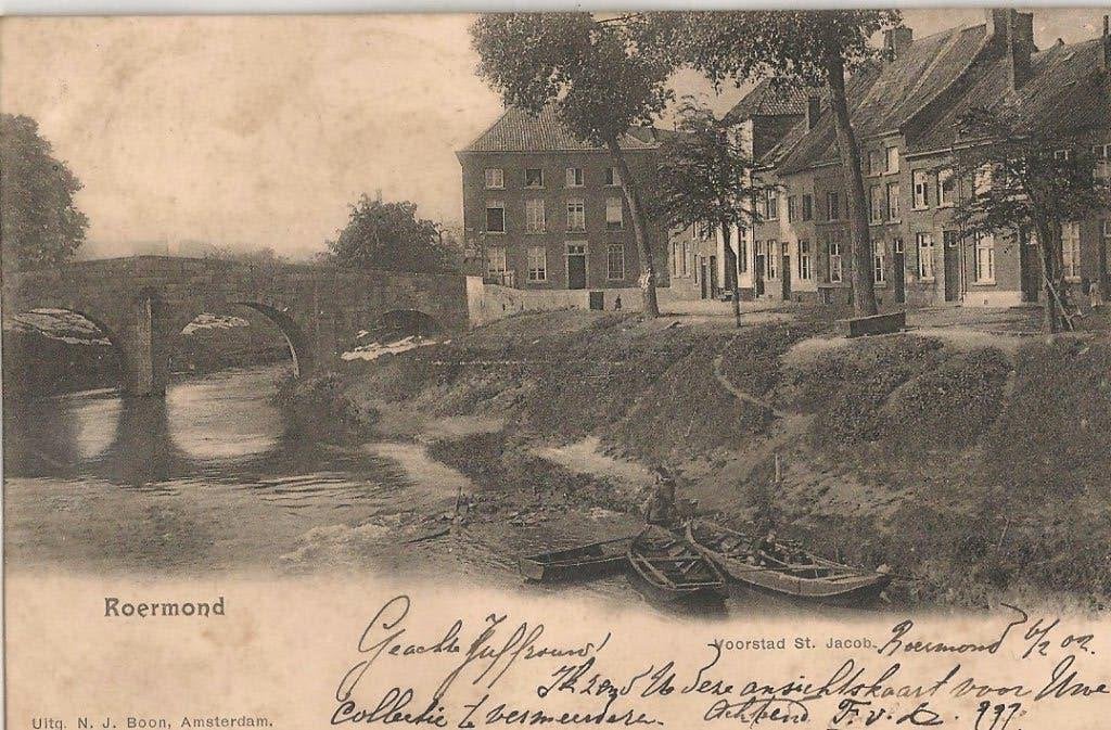 Roermond, Verzamelen, Ansichtkaarten | Nederland, Verzenden, Voor 1920, Gelopen, Limburg