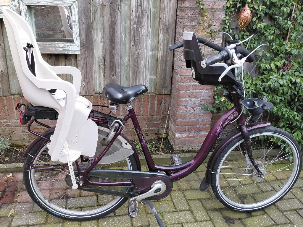 Moederfiets Sparta, Ophalen, 2 zitjes, Sparta, Versnellingen