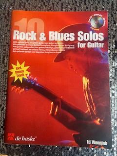 Rock & Blues for solo,s met CD, Gitaar, Les of Cursus, Ophalen of Verzenden, Zo goed als nieuw